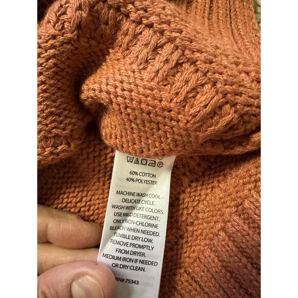 NWT Cupcakes And Cashmere Cream Pullover Round Neck Textured Sweater - Picture 3 of 4